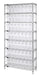 Quantum WR8-805CL | Bin Wire Shelving System