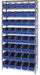 Quantum WR9-204BL | Bin Wire Shelving System