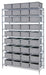 Quantum WR9-92060GY | Bin Wire Shelving System