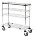 Quantum WRC-1436WSC-1SS | Wine Display/Worktable Cart