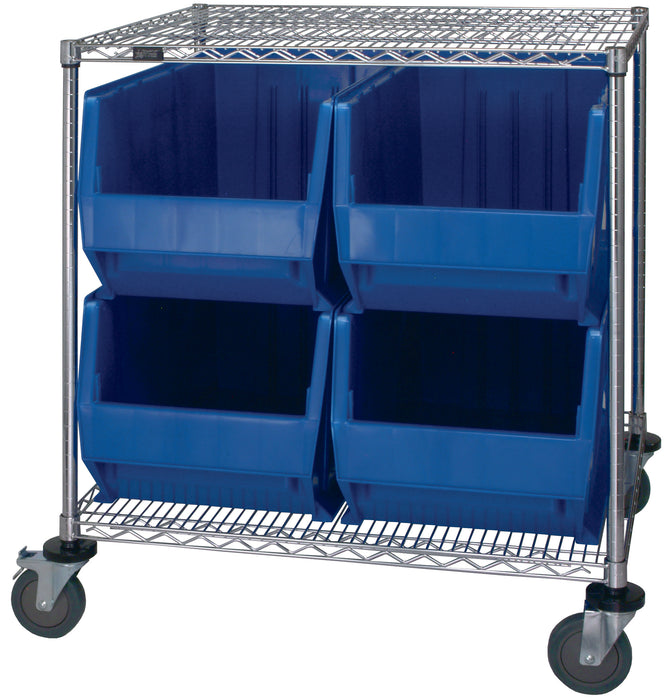 Quantum WRC2-36-3036-976BL | Bin Transport Cart