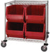 Quantum WRC2-36-3036-976RD | Bin Transport Cart