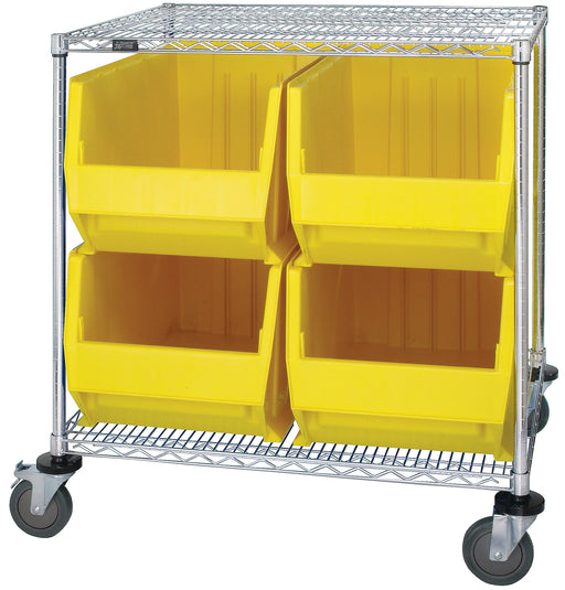 Quantum WRC2-36-3036-976YL | Bin Transport Cart