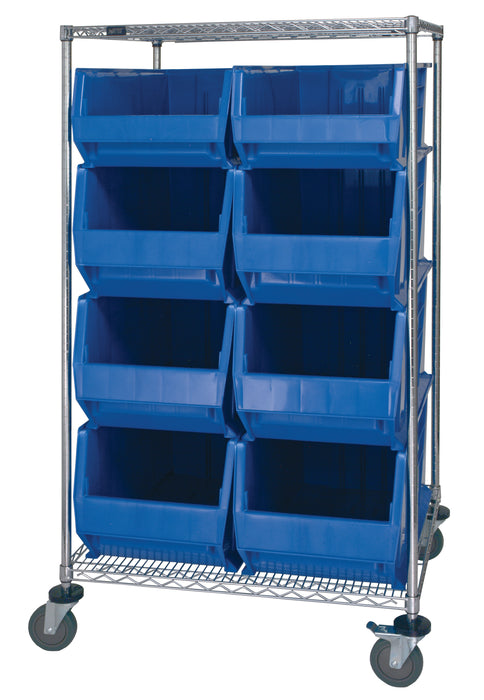 Quantum WRC2-63-3036-974976BL | Bin Transport Cart