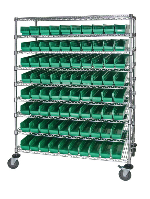 Quantum WRC9-63-2448-105GN | Catheter Bin Wire Cart