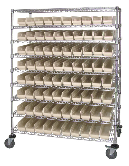 Quantum WRC9-63-2448-105CL | Catheter Bin Wire Cart