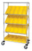 Quantum WRCSL5-63-1836-104YL | Slanted Shelf Cart