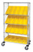 Quantum WRCSL5-63-1836EP-104YL | Slanted Shelf Enclosure Cart