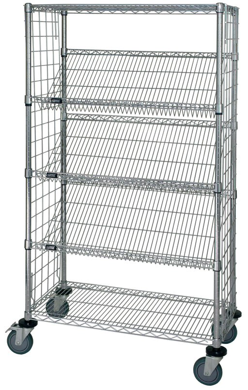 Quantum WRCSL5-63-2436EP | Slanted Shelf Enclosure Cart