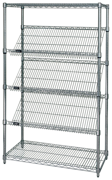 Quantum WRCSL5-63-1848 | Slanted Shelf Cart