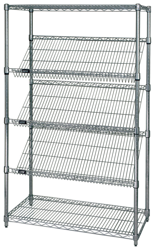 Quantum WRCSL5-63-1848 | Slanted Shelf Cart