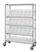 Quantum WRCSL5-63-2436EP-106CL | Slanted Shelf Enclosure Cart