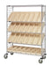 Quantum WRCSL5-63-1848EP-104IV | Slanted Shelf Enclosure Cart