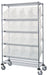 Quantum WRCSL6-74-2448-953CL | Slanted Shelf Cart