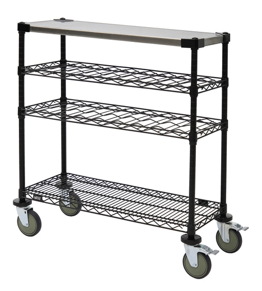 Quantum WRC-1436WSBK-1SS | Wine Display/Worktable Cart