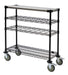 Quantum WRC-1436WSBK-1SS | Wine Display/Worktable Cart