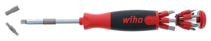 Wiha 77785 13 Piece Ultra Driver 26-in-1 Bit Holder Set - HVAC Series