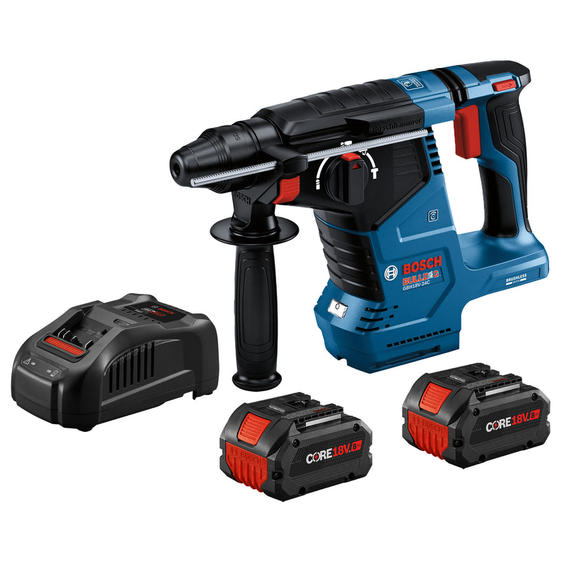 Bosch GBH18V-24CK24, 18V Bulldog™ 1 In. Rotary Hammer