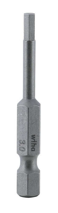 Wiha 74330 Hex Bit 3.0 - 50mm -  10 Pack