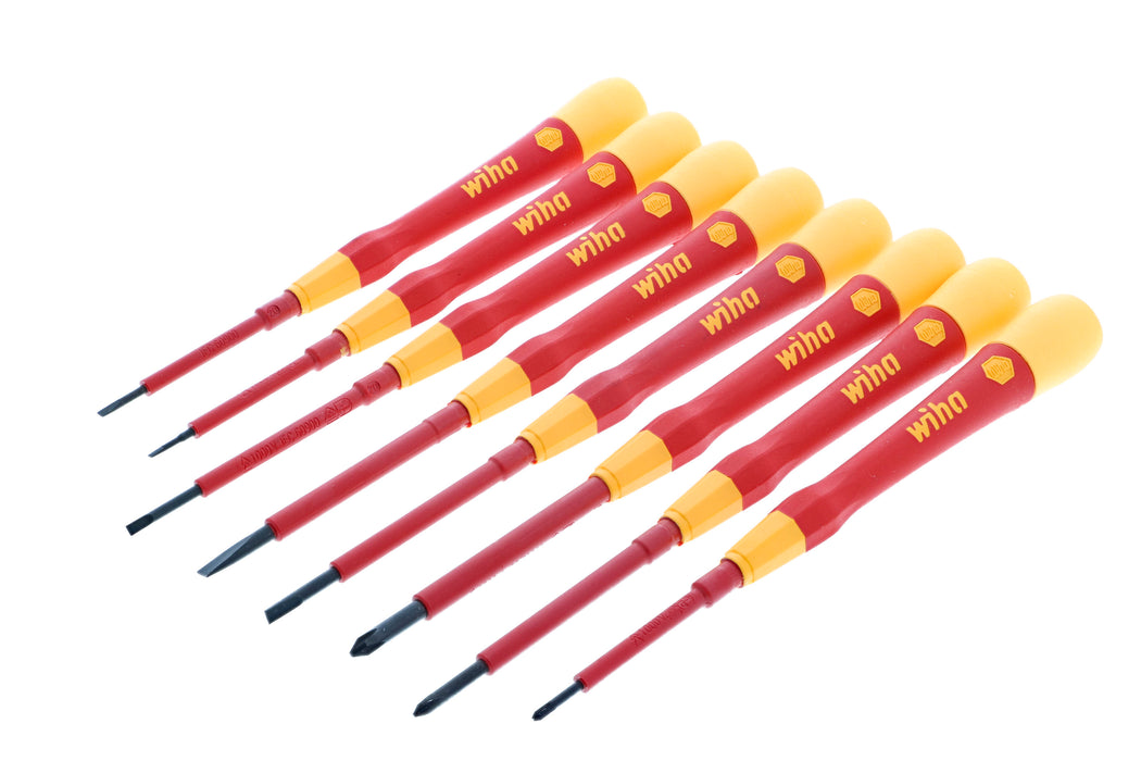 Wiha 32088 8 Piece Insulated PicoFinish Precision Screwdriver Set