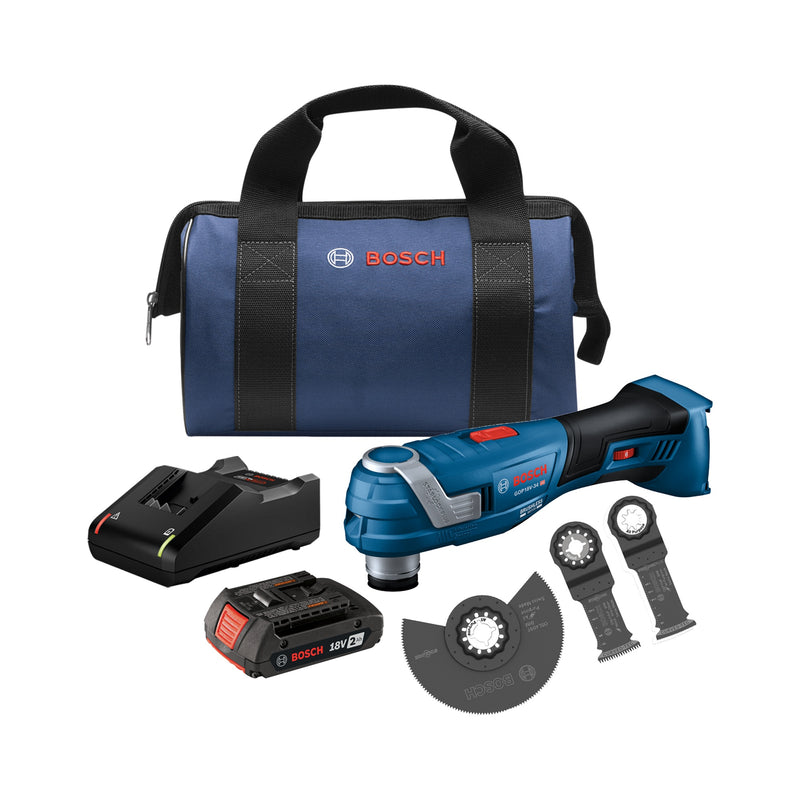 Bosch GOP18V-34B12, 18V Oscillating Multi-Tool Kit