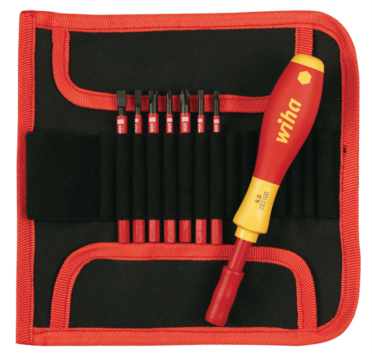 Wiha 28391 8 Piece Insulated SlimLine Blade Set