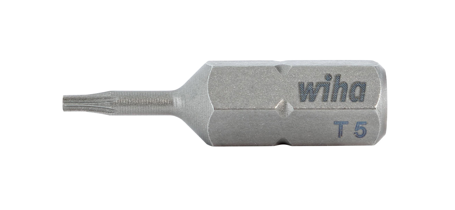 Wiha 71505 Torx Bit T5 - 25mm  - 10 Pack