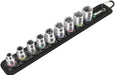 Wera 05003973001, Belt B 4 Zyklop socket set, 3/8" drive