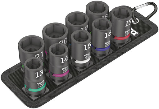 Wera 05004580001, Belt C Impaktor 1 socket set, 1/2" drive