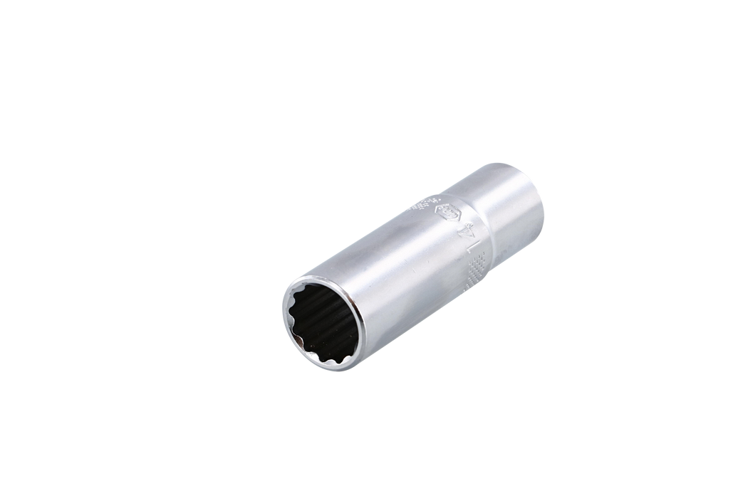 Wiha 33757 12 Point - 3/8" Drive Deep Socket 14.0mm