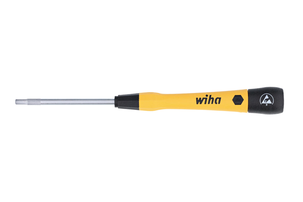 Wiha 27559 ESD Safe PicoFinish Precision Hex Screwdriver - 7/64" x 60mm