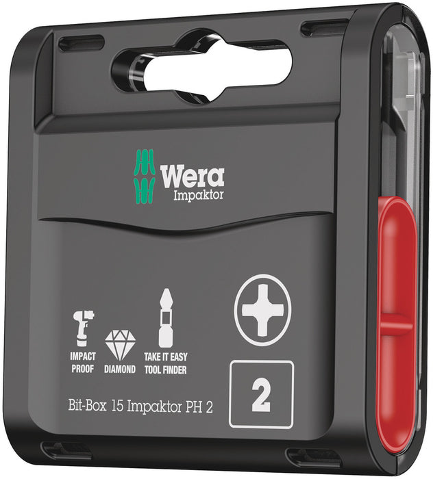 Wera 05057752001, Bit-Box 15 Impaktor PH