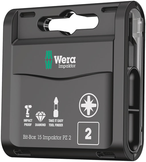 Wera 05057763001, Bit-Box 15 Impaktor PZ