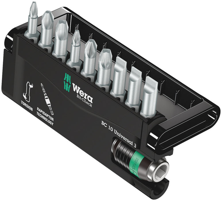 Wera 05056375001, Bit-Check 10 Universal 3