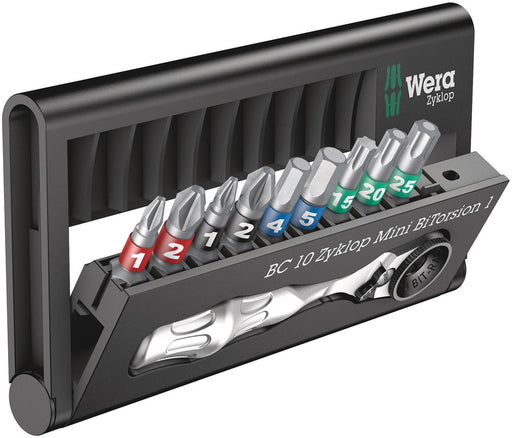 Wera 05057418001, Bit-Check 10 Zyklop Mini BiTorsion 1