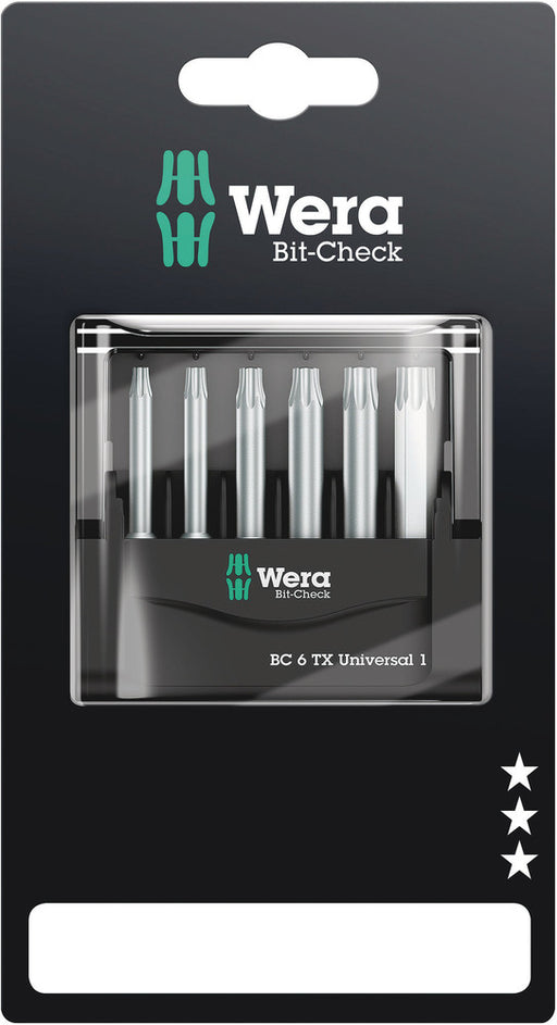 Wera 05073637001, Bit-Check 6 TX Universal 1 SB