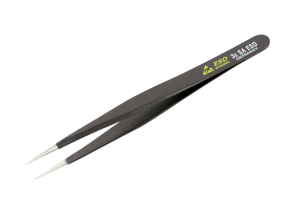 Wiha 44507 ESD Safe Tweezers 3c SA - 110mm