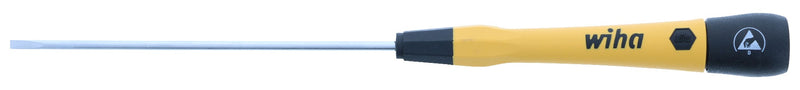 Wiha 27277 ESD Safe PicoFinish Precision Screwdriver - Slotted 2.5mm x 100mm