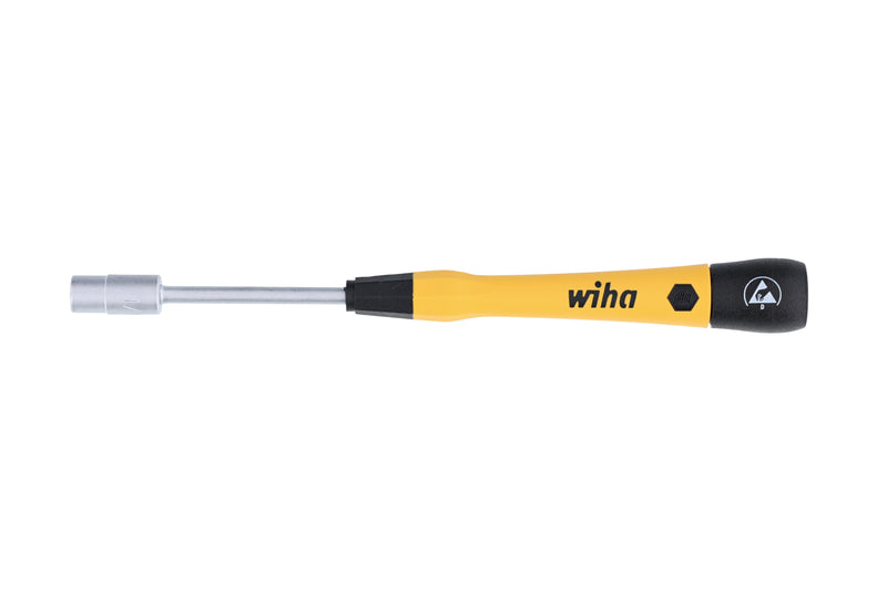 Wiha 27777 ESD Safe PicoFinish Precision Nut Driver - 1/4" x 60mm
