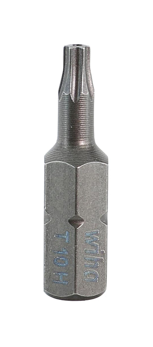 Wiha 70135 Security Torx Bit T10s - 25mm - 10 Pack