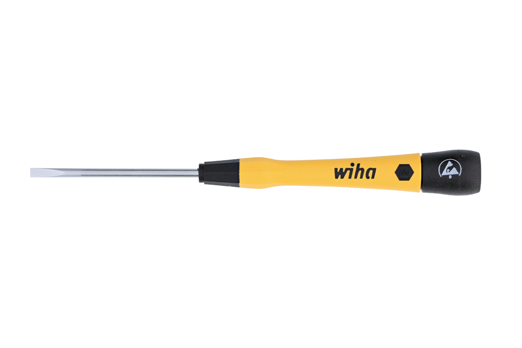 Wiha 27280 ESD Safe PicoFinish Precision Screwdriver - Slotted 3.5mm x 60mm