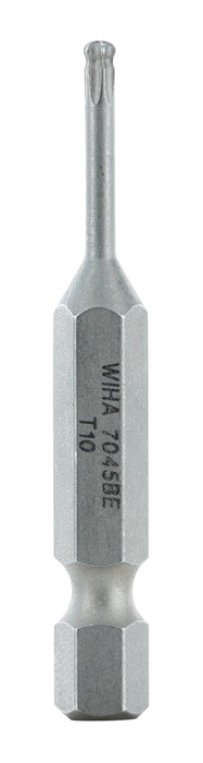 Wiha 74526 Torx Ball End Bit T10 - 50mm -  10 Pack