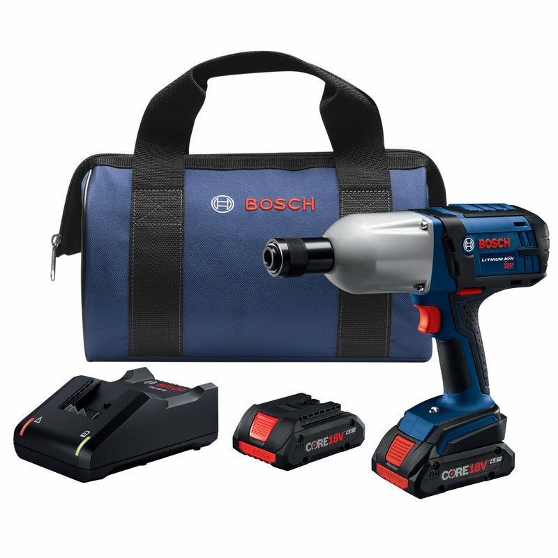 Bosch HTH182-B25, 18V High-Torque Impact Wrench Kit