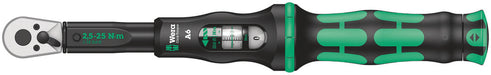 Wera 05075605001, Click-Torque A 6 torque wrench with reversible ratchet, 2.5-25 Nm