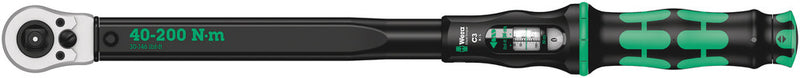 Wera 05075626001, 40-200 Nm Torque Range, Adjustable, Click, Click-Torque C Push R/L Torque Wrench