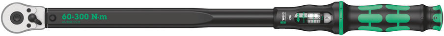 Wera 05075623001, Click-Torque C 4 torque wrench with reversible ratchet, 60-300 Nm