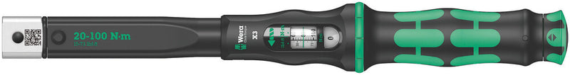 Wera 05075653001, 20-100 Nm Torque Range, Adjustable, Click, Click-Torque X Torque Wrench