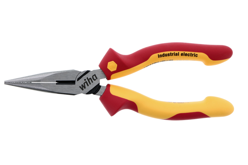 Wiha 32926 Insulated Industrial Long Nose Pliers 6.3"