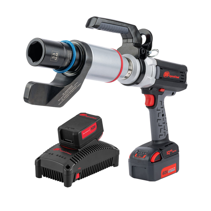 Ingersoll Rand QXXD5PT40CPM16K2, 1" 40V Cordless Torque Wrench 2 Battery Kit, Bluetooth/802.15.4, Pistol