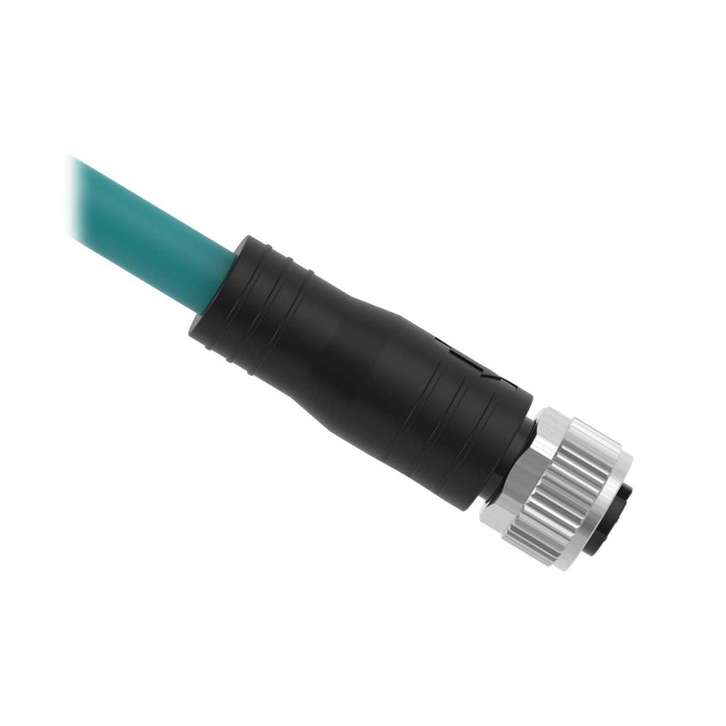Banner 817022, BCD-M12DF-2, Cordset: Single-Ended D-Code M12